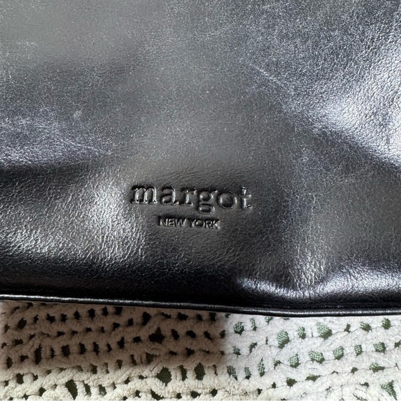 Margot Black Leather Crossbody Bag - Picture 3 of 7